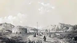 Mamasani's Tower, by Eugène Flandin