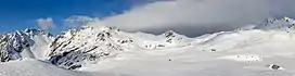 Image of Maniniaro Angelus Peak as viewed from near Sunset Saddle