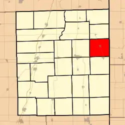 Location in Iroquois County