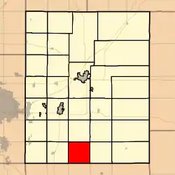 Location in Butler County