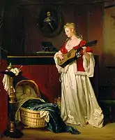 Dors, mon enfant (Sleep my child), oil on canvas, 55 x 45&nbsp;cm, 1783–1786