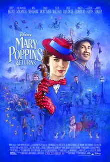 Image of theatrical release poster, showing some of the characters and events in the film