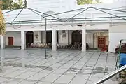 Mosque of the Mausoleum of Hazrat Ishaan after the renovation of his descendant after 11 generations Sultan Masood Dakik