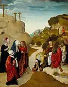 Entombment of Christ, c. 1490.  Saint Louis Art Museum