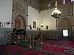 The mausoleum chamber of Sidi Bel Abbes