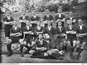 First Fifteen of Royal Military College, Duntroon in 1913