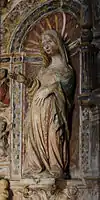 One of several Portuguese Maria Gravida figures, with the protective hand on the stomach