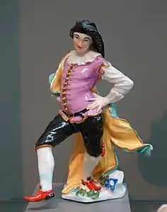 Mezzetin, by Kaendler, Meissen, c. 1739