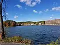 Mill Pond with Summer Hill in background