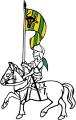Moldavian flag in the Battle of Baia
