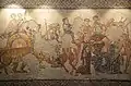 Mosaic panel depicting the Triumph of Bacchus