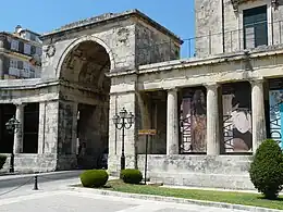 View of the entrance