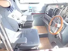 Helmsman's seat