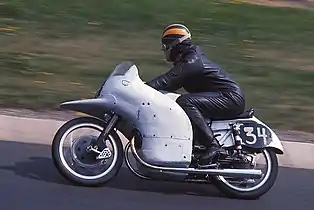 NSU Rennmax G.P. 250&nbsp;cc (15&nbsp;cu&nbsp;in) O.H.C. TWIN (1953)