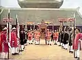 Soldiers at Nam Giao ceremony
