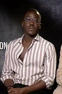Colour photograph of Ncuti Gatwa in 2019