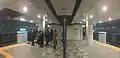 Tozai Line platforms, February 2020