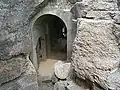 The side entrance to the fort