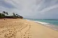 People walking on Sunset Beach