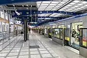 Northbound platform