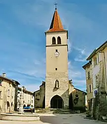 The church in Arinthod