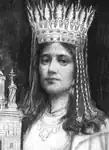 Sketch portrait of Despina Doamna (1906)