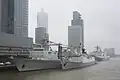 Chaohu, Yuncheng and Changbai Shan in Rotterdam on 26 January 2015.