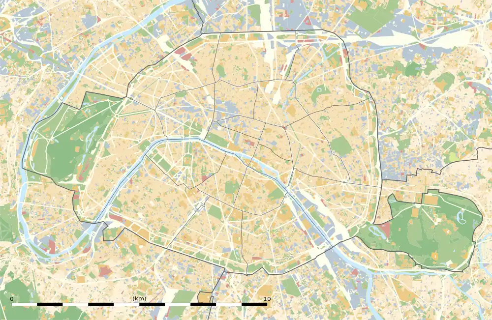 map of Paris