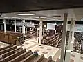 Partial view of interior synagogue