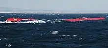 1 of 3 Pelamis machines at the Aguçadoura Wave Farm