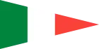 1:2 Pennant of the Commander of a Naval Group