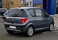  Rear-three-quarter view