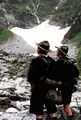 German Boy Scouts with M1931 Splittermuster shelter-halves in 1993