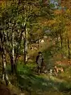 Jules Le Cœur in Fontainebleau Forest (1866)