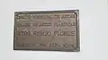 Plaque of the plastic arts workshop