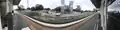 Horizontal Panoramic of Platform 2 Narre Warren railway station facing towards Narre Warren South during the Victoria's Big Build's Level Crossing Removal Project.