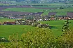 View from the south