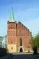 Gothic church (1393) in Zator
