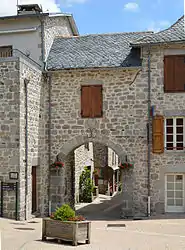 The village gate
