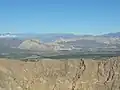 The foothills and mountains surrounding Zonda Valley