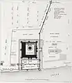 Map of the Louvre in 1380, by Theodor Josef Hubert Hoffbauer&nbsp;[fr] (ca.1880)