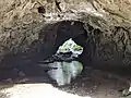 Zelše Caves, upstream view