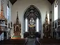 Main altar and side altars