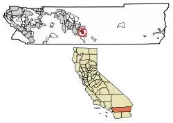 Location within Riverside County