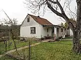 Birthplace in Gašnica, original house was destroyed in war