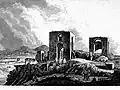 A view of the Villa of the Quintilii from Rossini's Viaggio pittoresco da Roma a Napoli, 1839