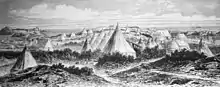 Royal Artillery and Royal Engineers camp at Tucker's Town, St. George's Parish, Bermuda in 1867