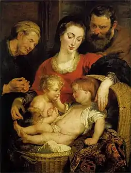 Peter Paul RubensMadonna of the Basket. 114 × 80 cm.