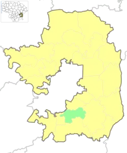 Location of Rudamina Eldership