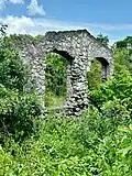 19-20th Century ruins on the island.
